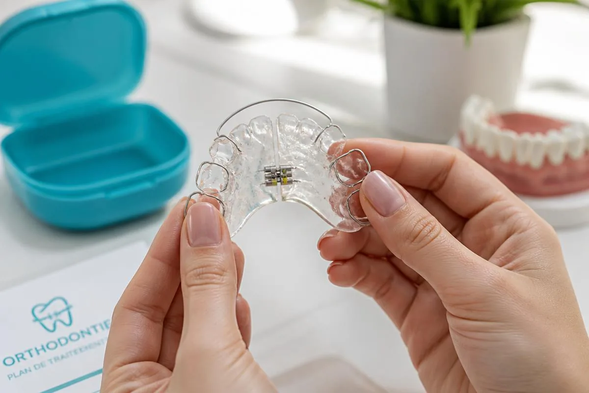 Appareil orthodontique amovible transparent pour enfant, orthodontie interceptive à Rueil-Malmaison